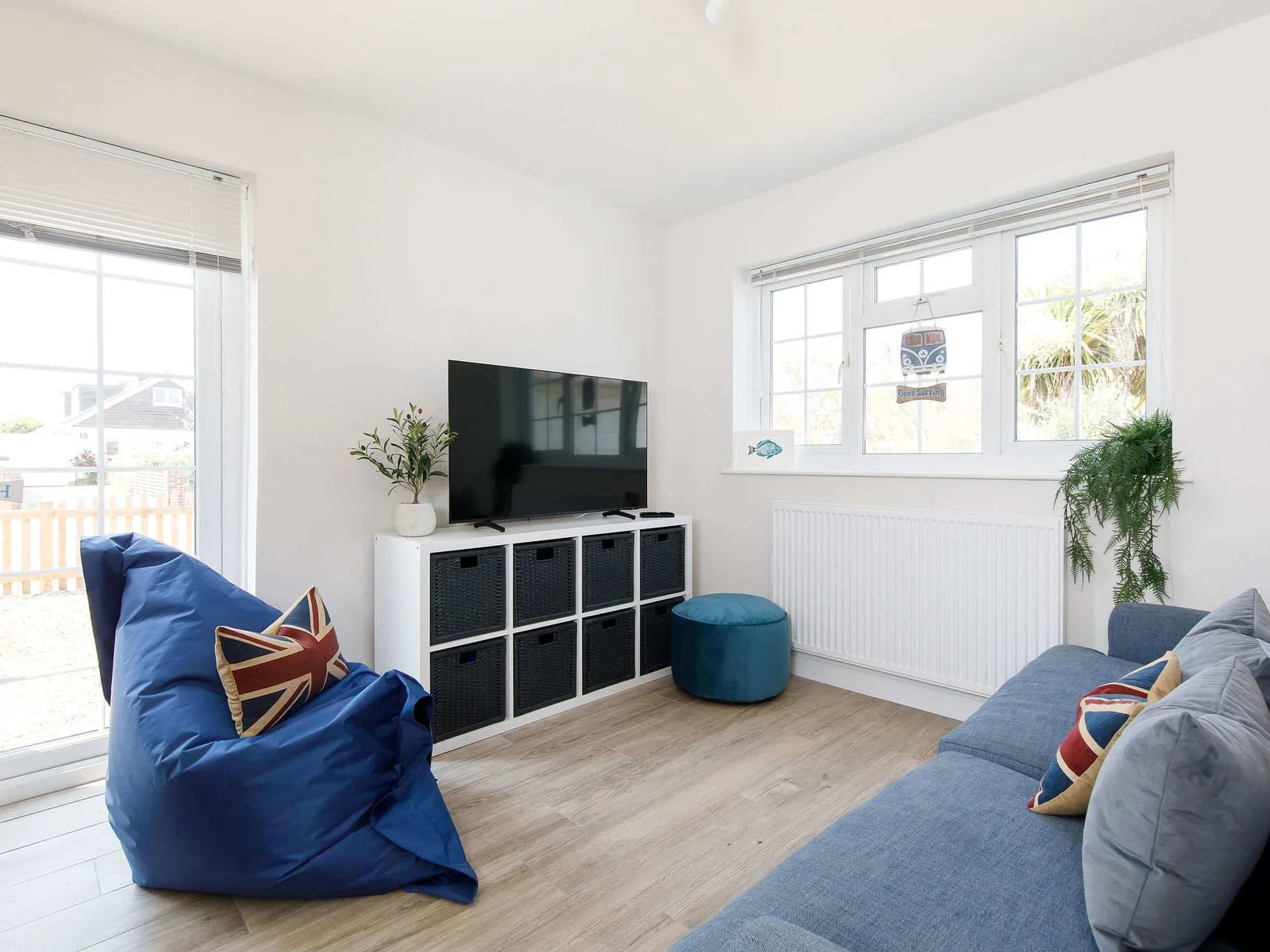Separate from the lounge is the TV/games rooms.