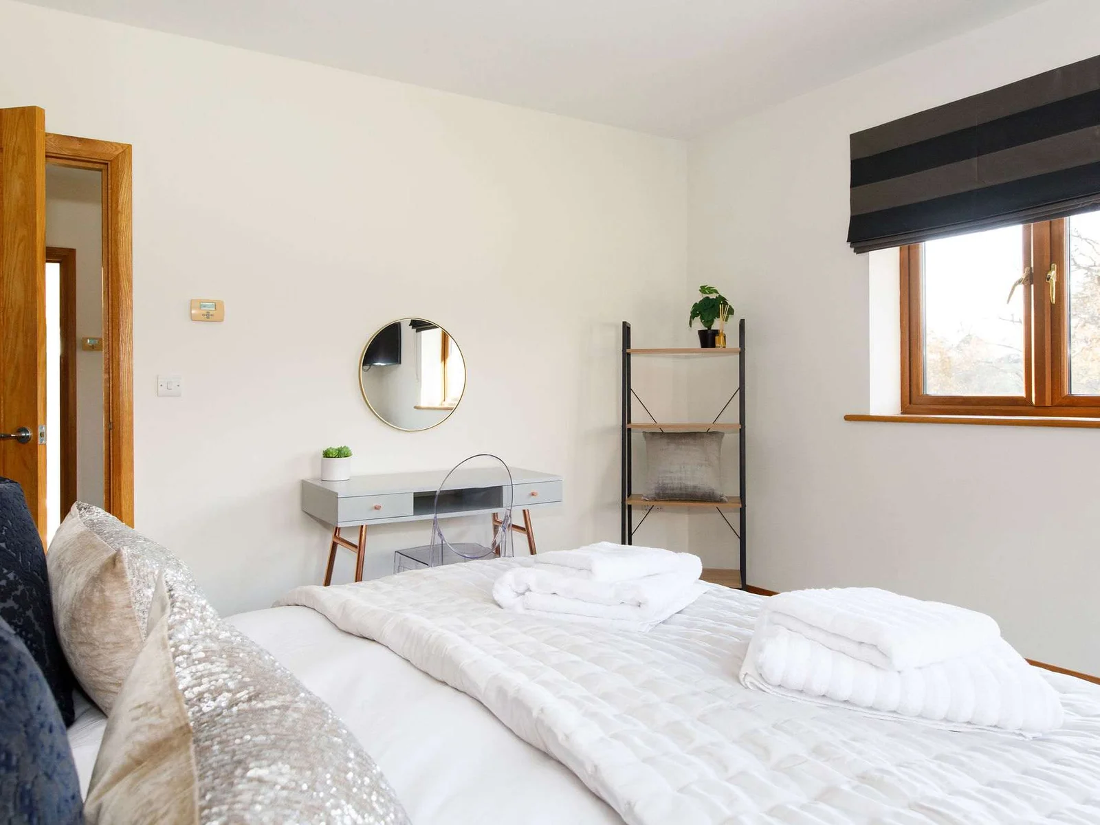 The bedrooms are tastefully furnished and decorated throughout.