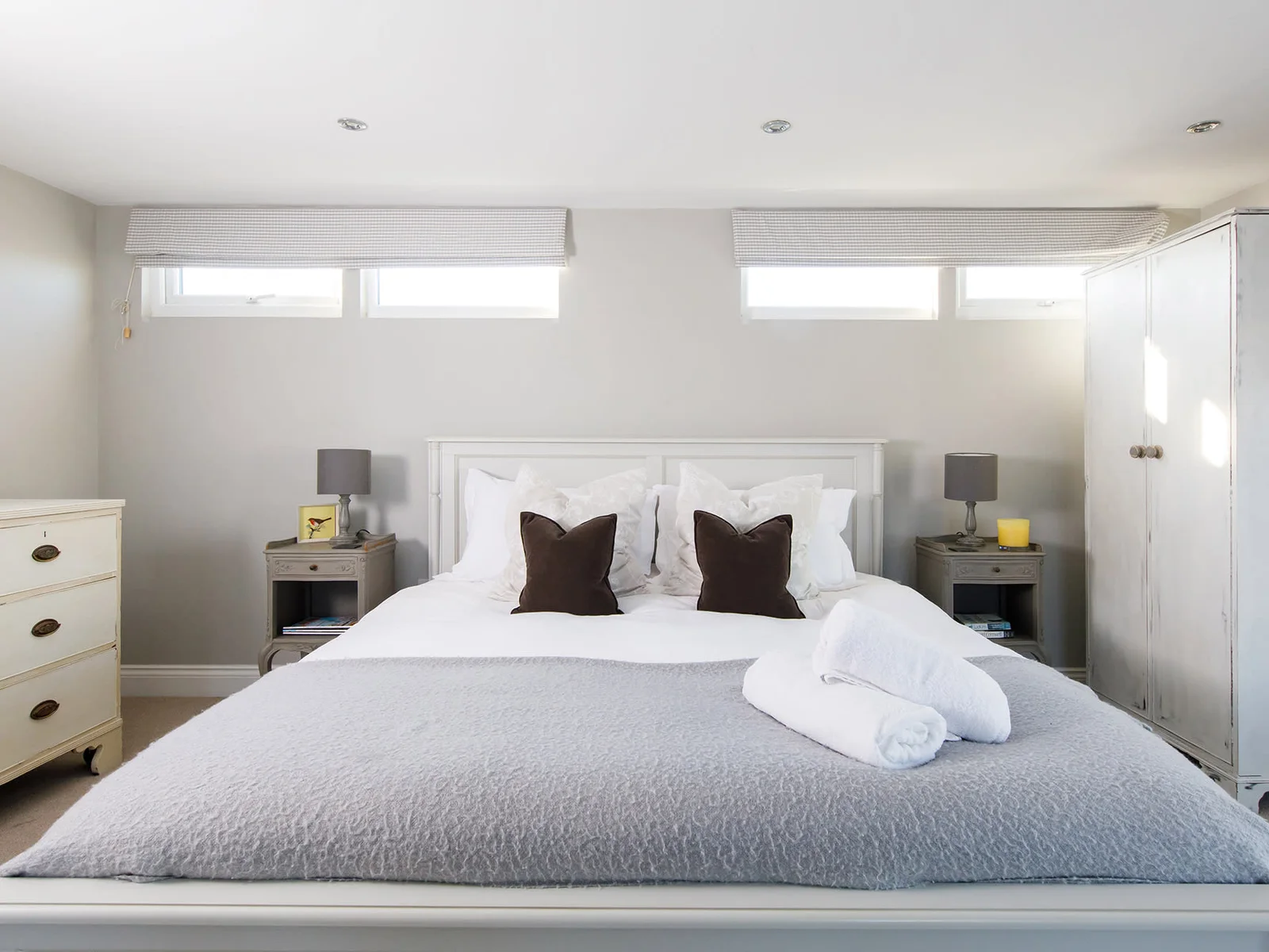 Expect a great night's sleep in the wonderful master bed.