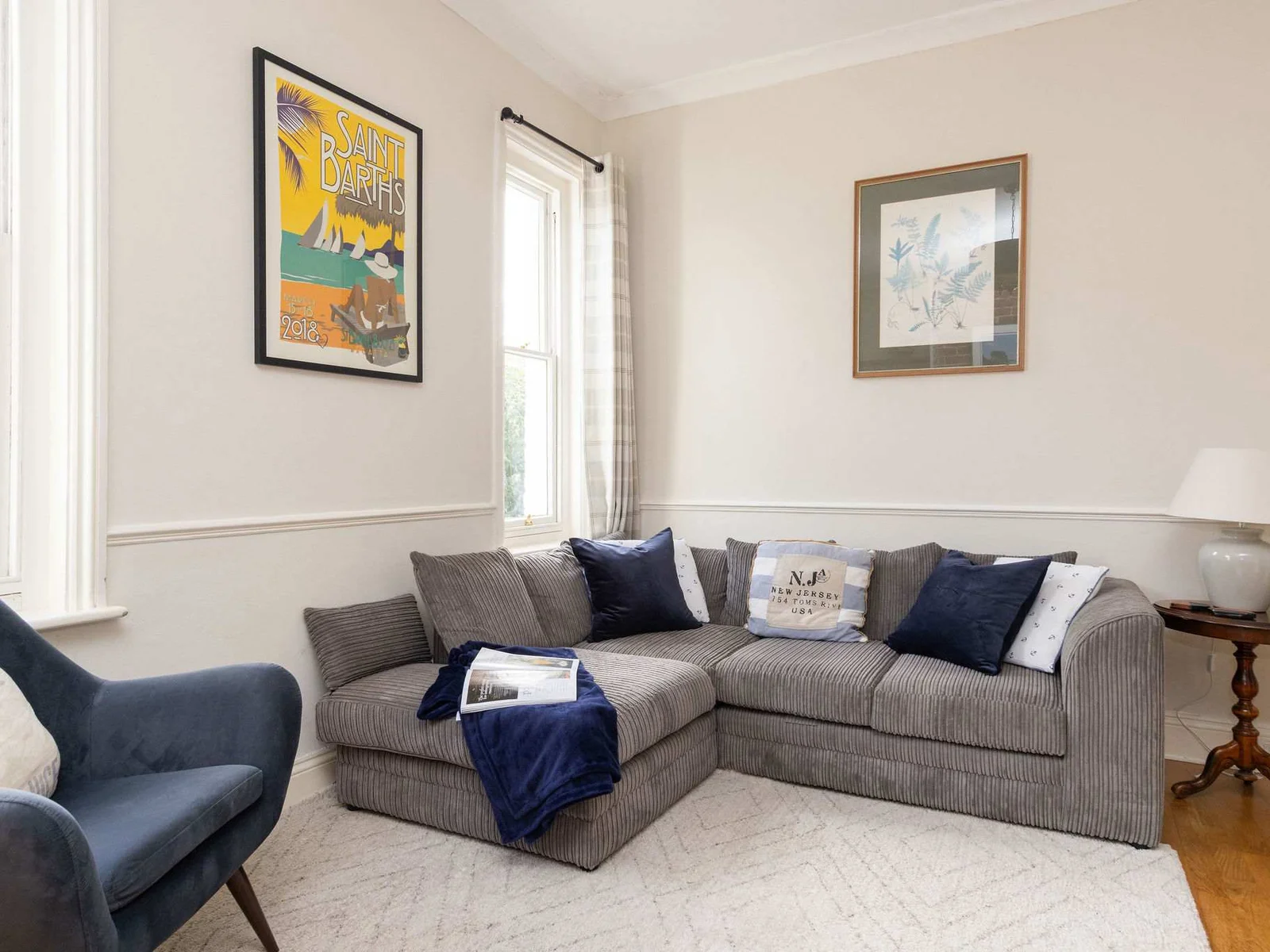 Unwind on the comfy corner sofa after a day of exploring Chichester.