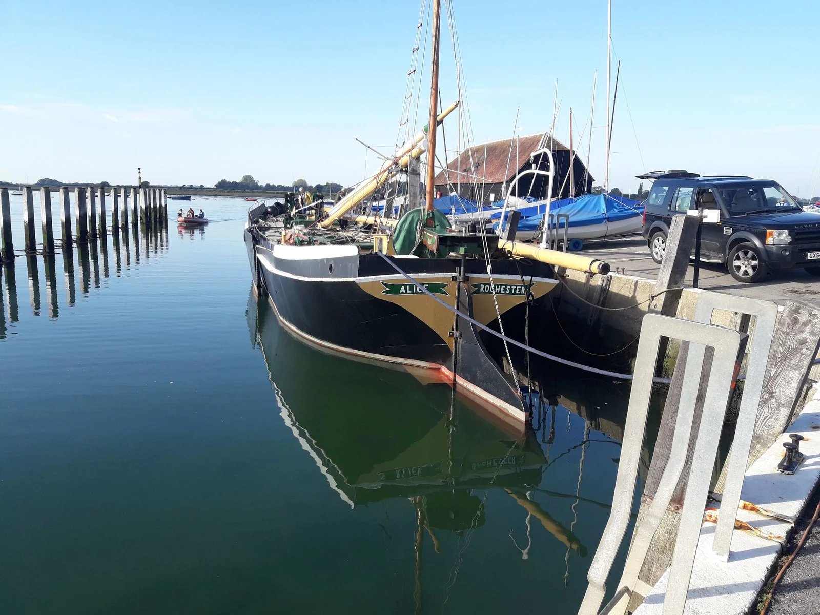 Wander down to Birdham Pool Marina and soak up the sights of the boats moored there.
