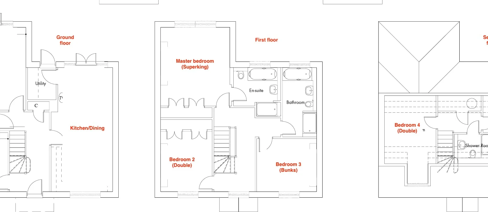 A handy floor plan for planning your stay