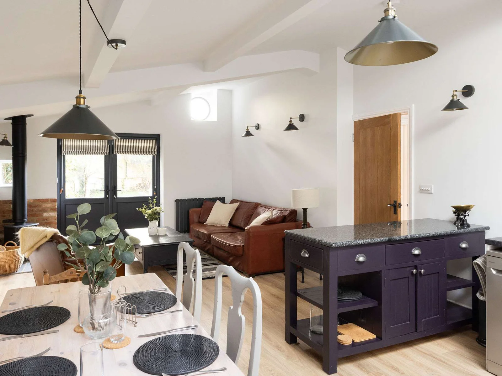 Open plan living is perfect with friends or family!