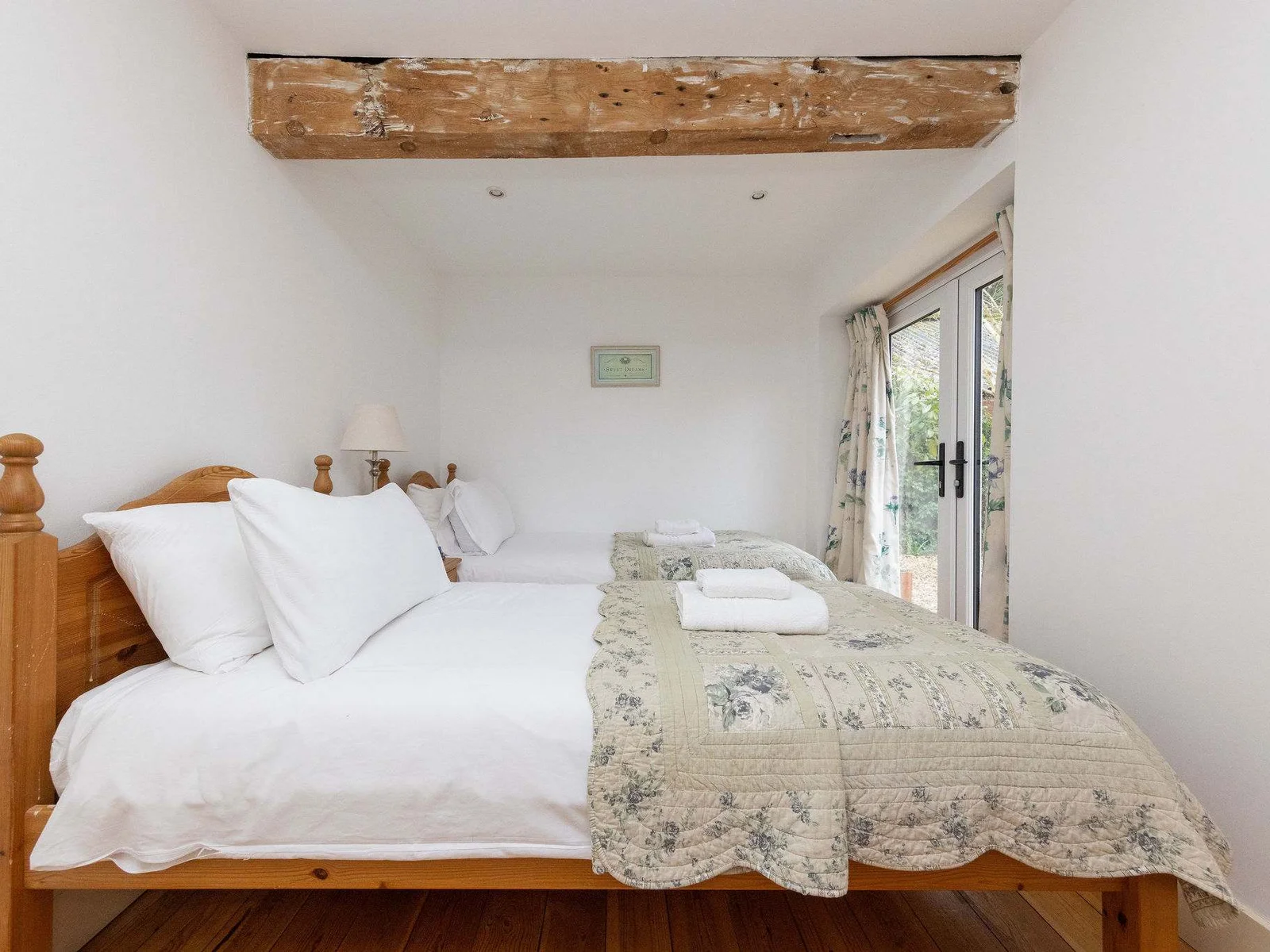 This twin room in The Dairy is perfect for siblings or friends to share.