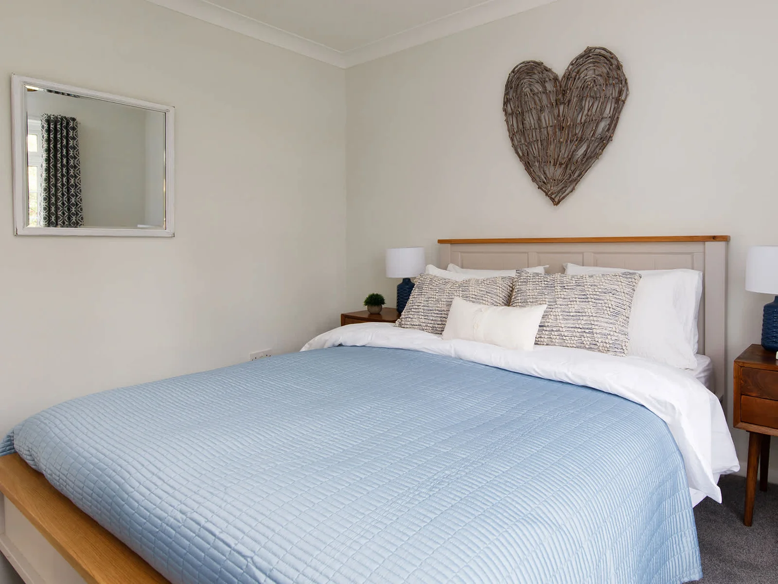 You're guaranteed a peaceful night sleep, with luxury linen and comfy bedding..