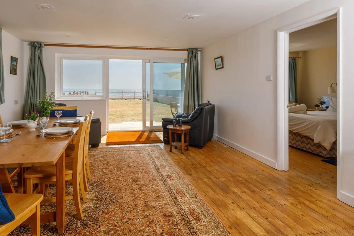 The spacious living area is perfect for families to spend quality time together.