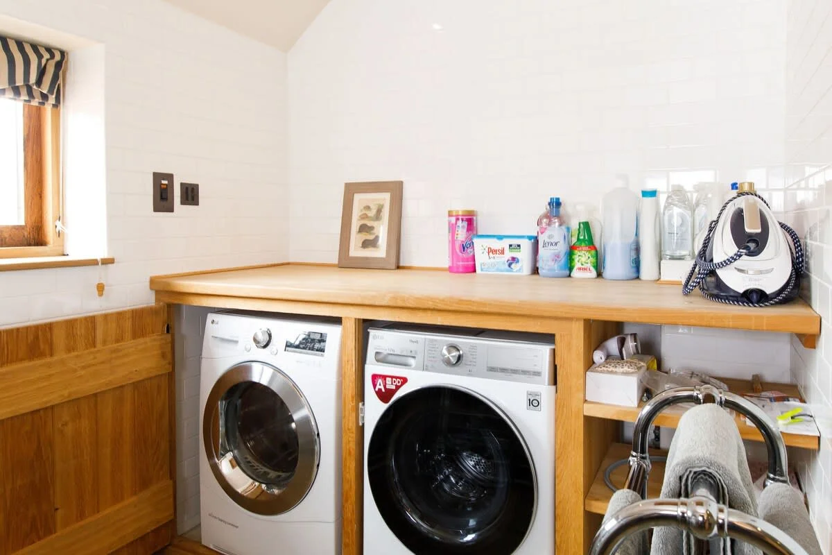 The Cottage has a well-equipped utility room with washer/dryer.