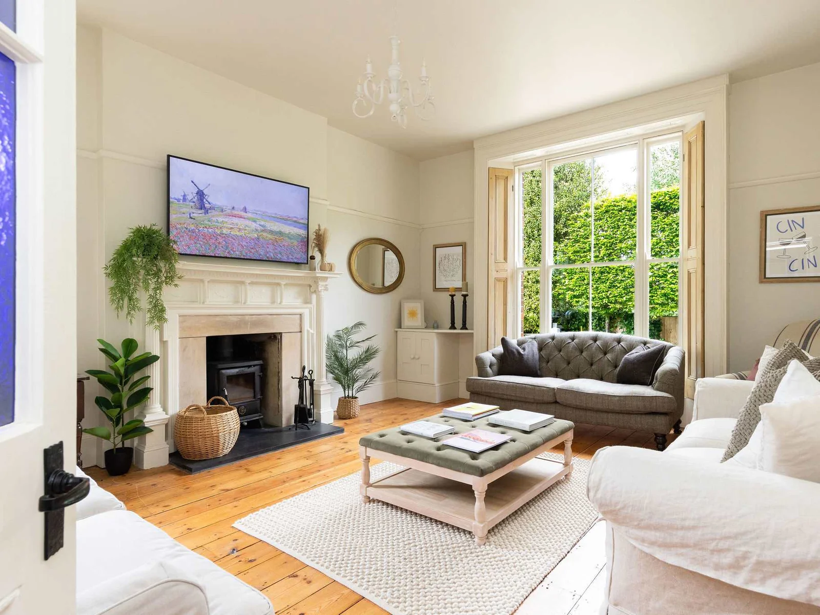 Bright and welcoming lounge perfect for relaxing together.