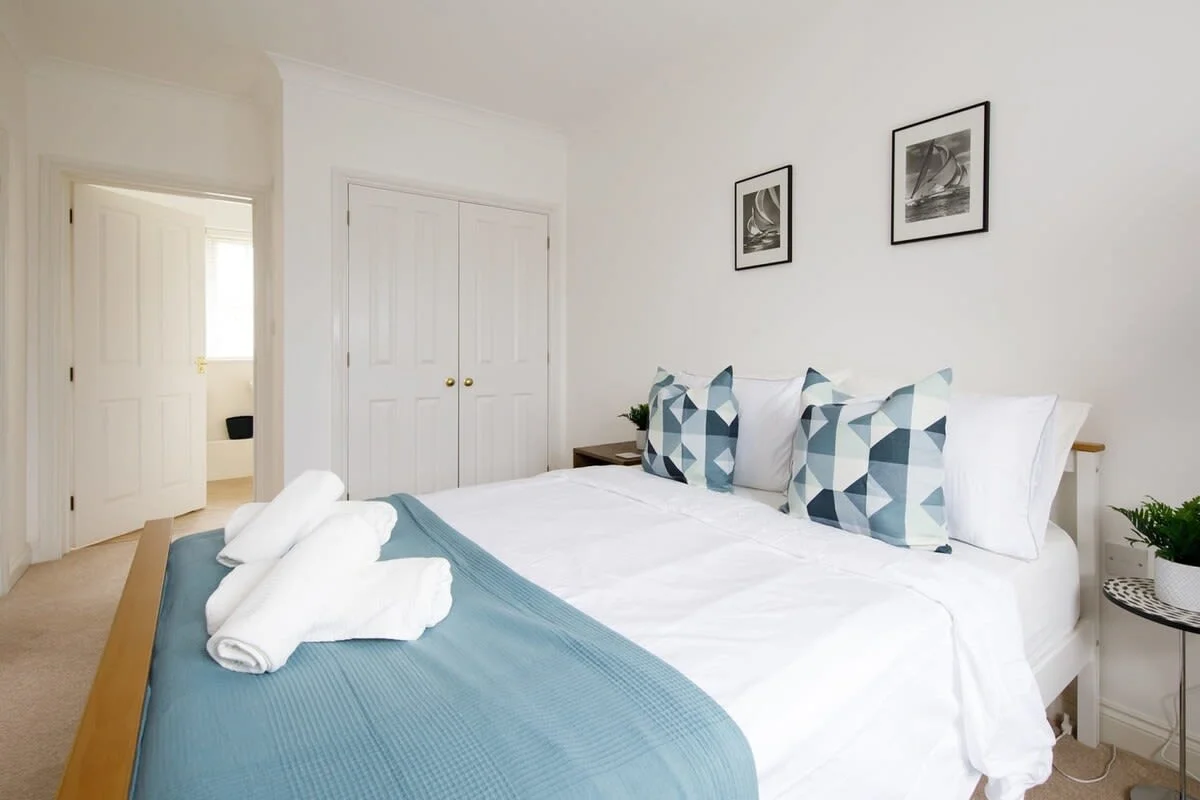 Master bedroom with ensuite shower.