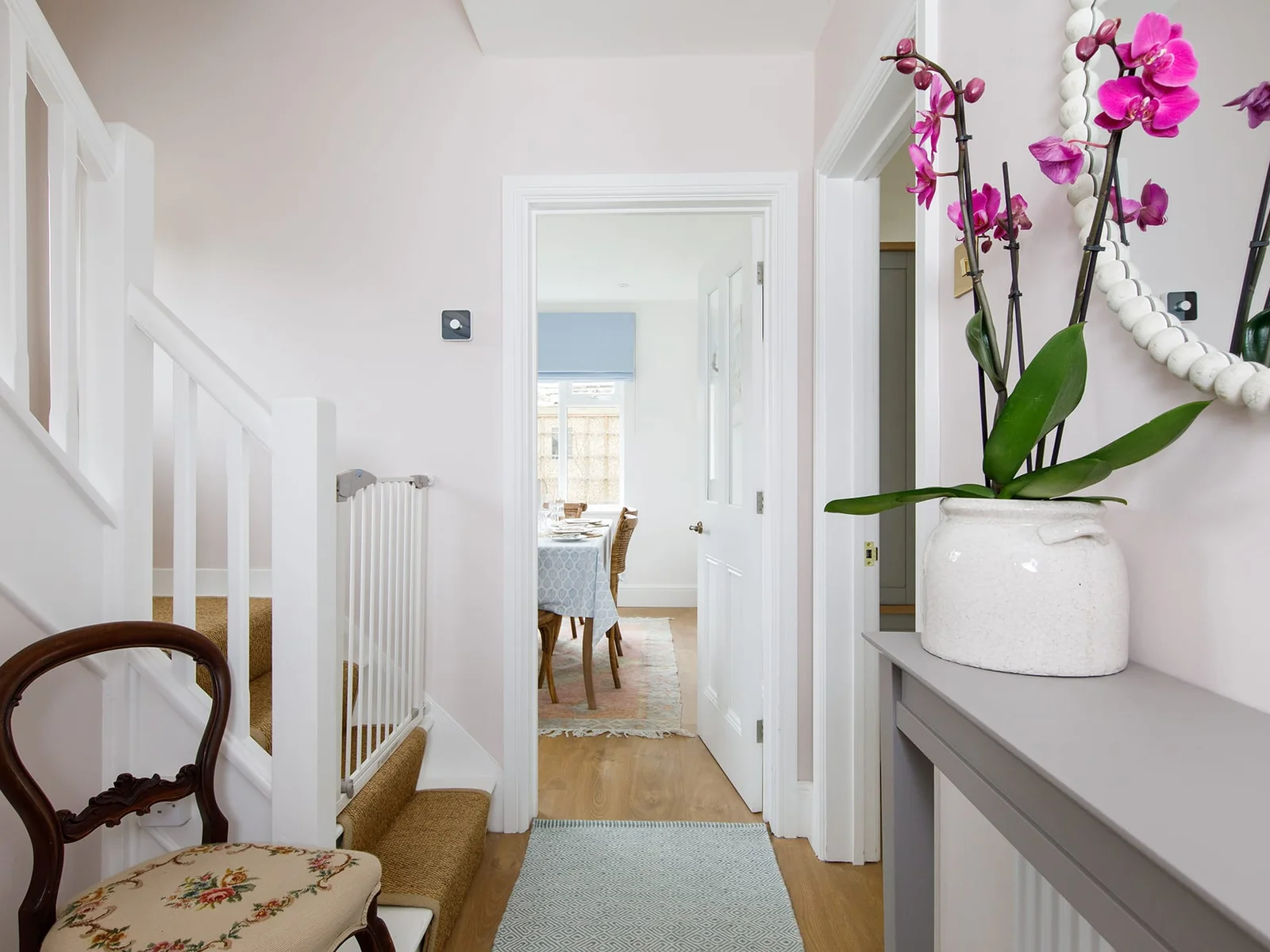 The cottage has homely touches in every room.
