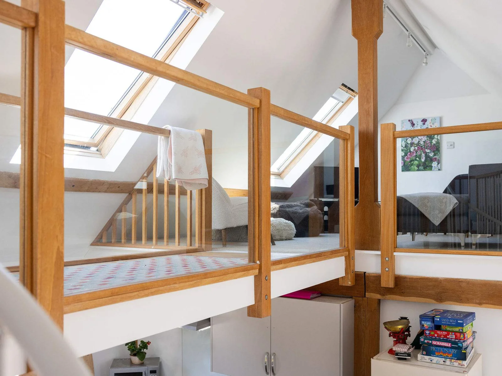 Enjoy the airy feel and natural light from this charming upper level.