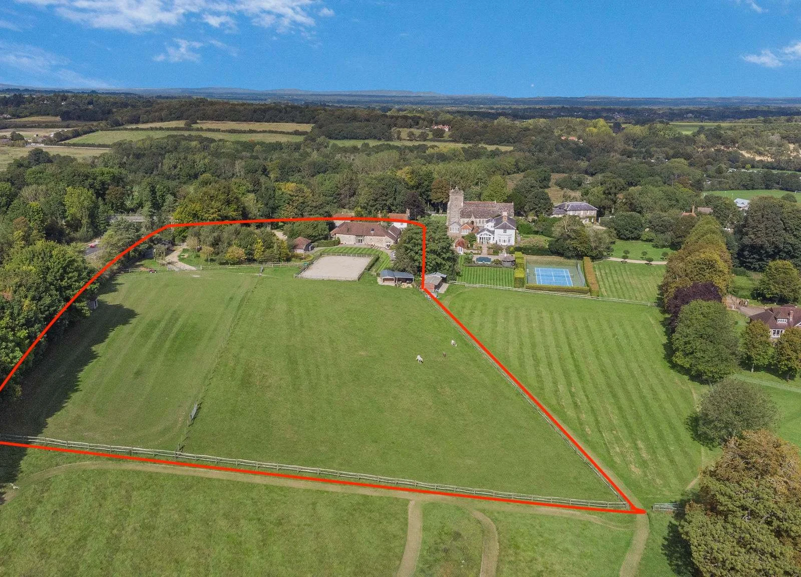 The Estate surrounded by open countryside, with acres of space to switch off and unwind.