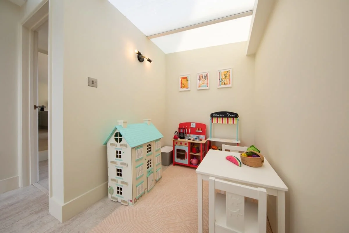 Children might disapprove of your movie choices. Luckily they'll enjoy the fun playroom