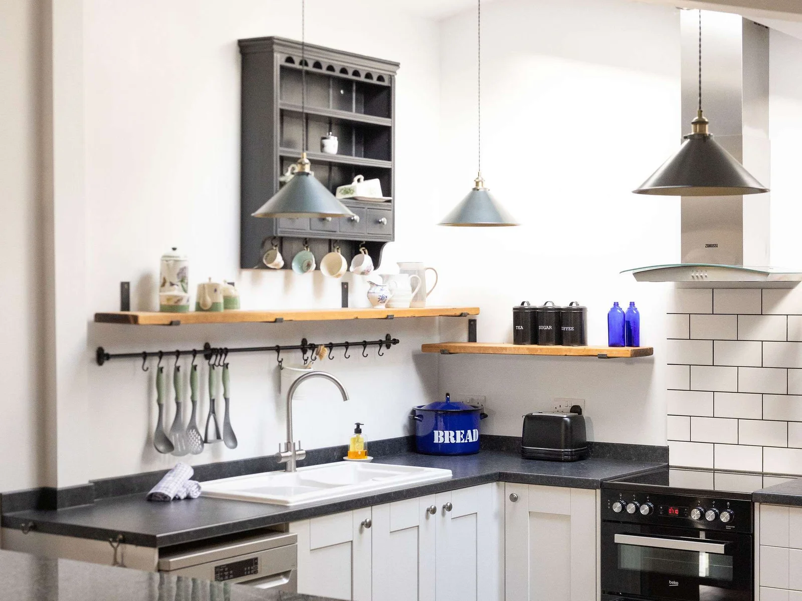 The kitchen has everything you need for your stay!
