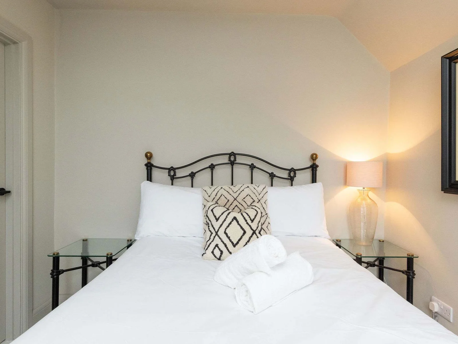 Sink into the comfortable mattress for a deep and rejuvenating night's sleep.