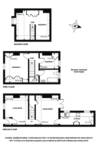 A handy floor plan to pick your bedroom