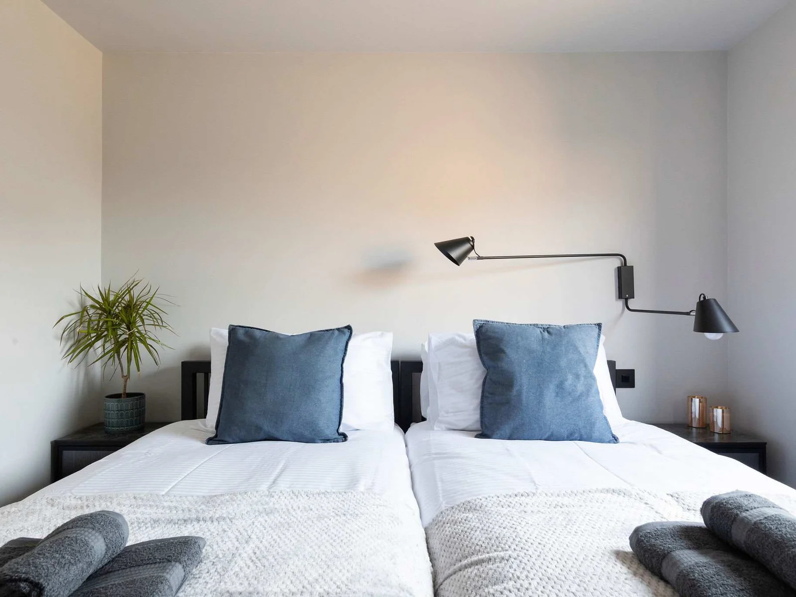 Bedroom two is a twin, perfect for siblings, friends and pushed together for a couple.