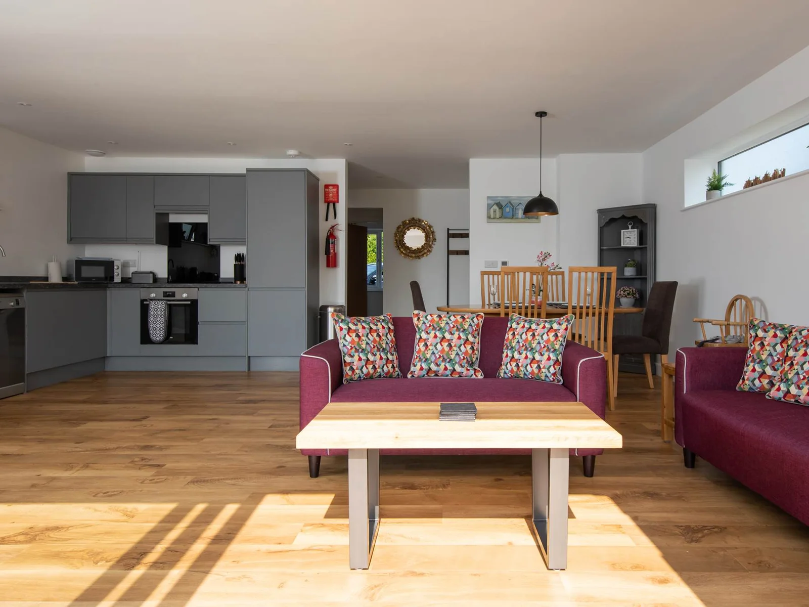 You can do it all in the open living area