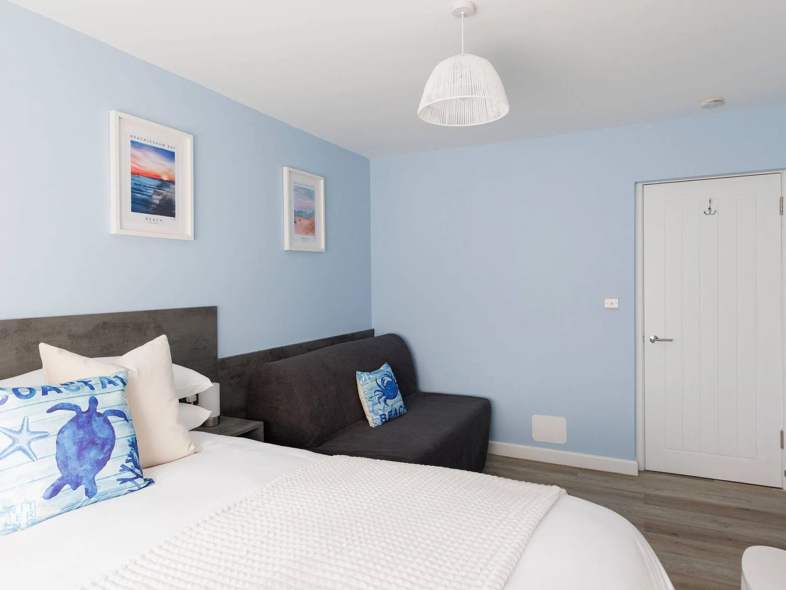 This bedroom has a sofa bed to accommodate two extra guests.