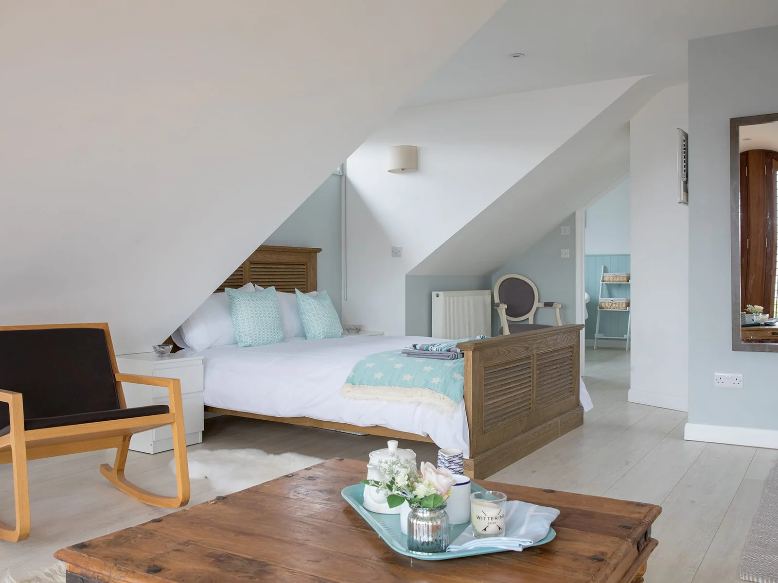 Those who like to have their tea in complete privacy will love the sitting area within the master bedroom.
