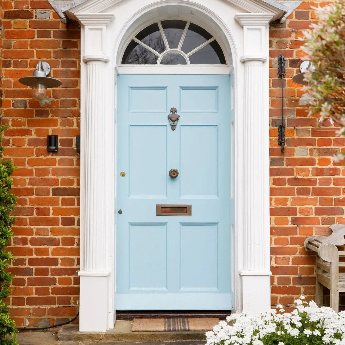The entrance is just as stunning as the inside.