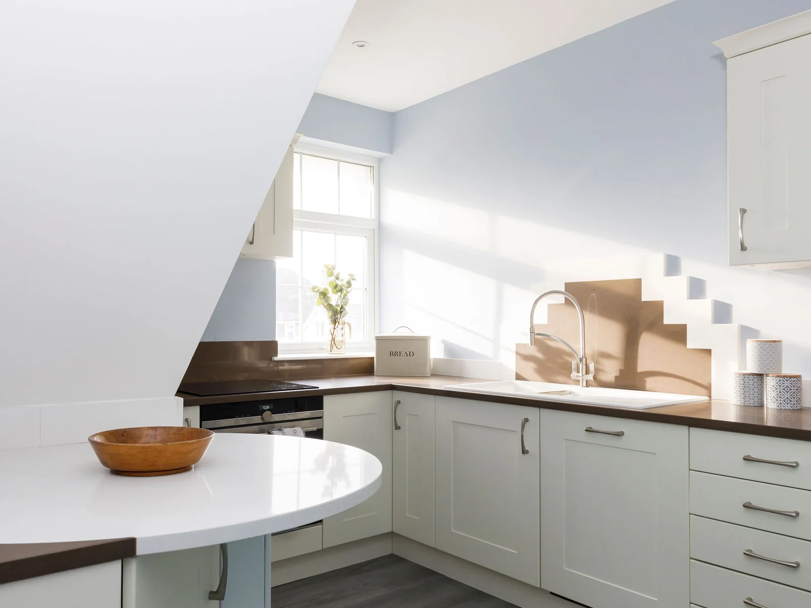 There is a breakfast bar in the kitchen if needed