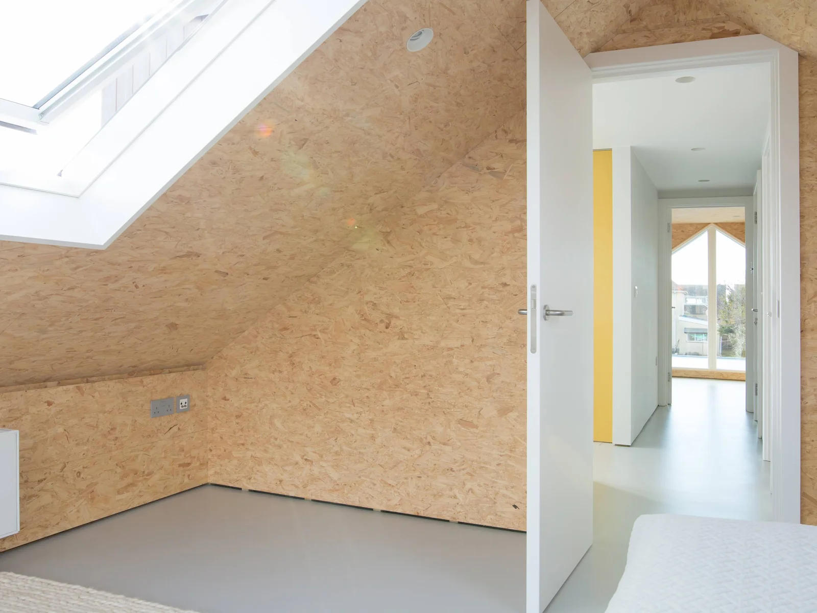 Sleek and stylish bedrooms leading to the landing.
