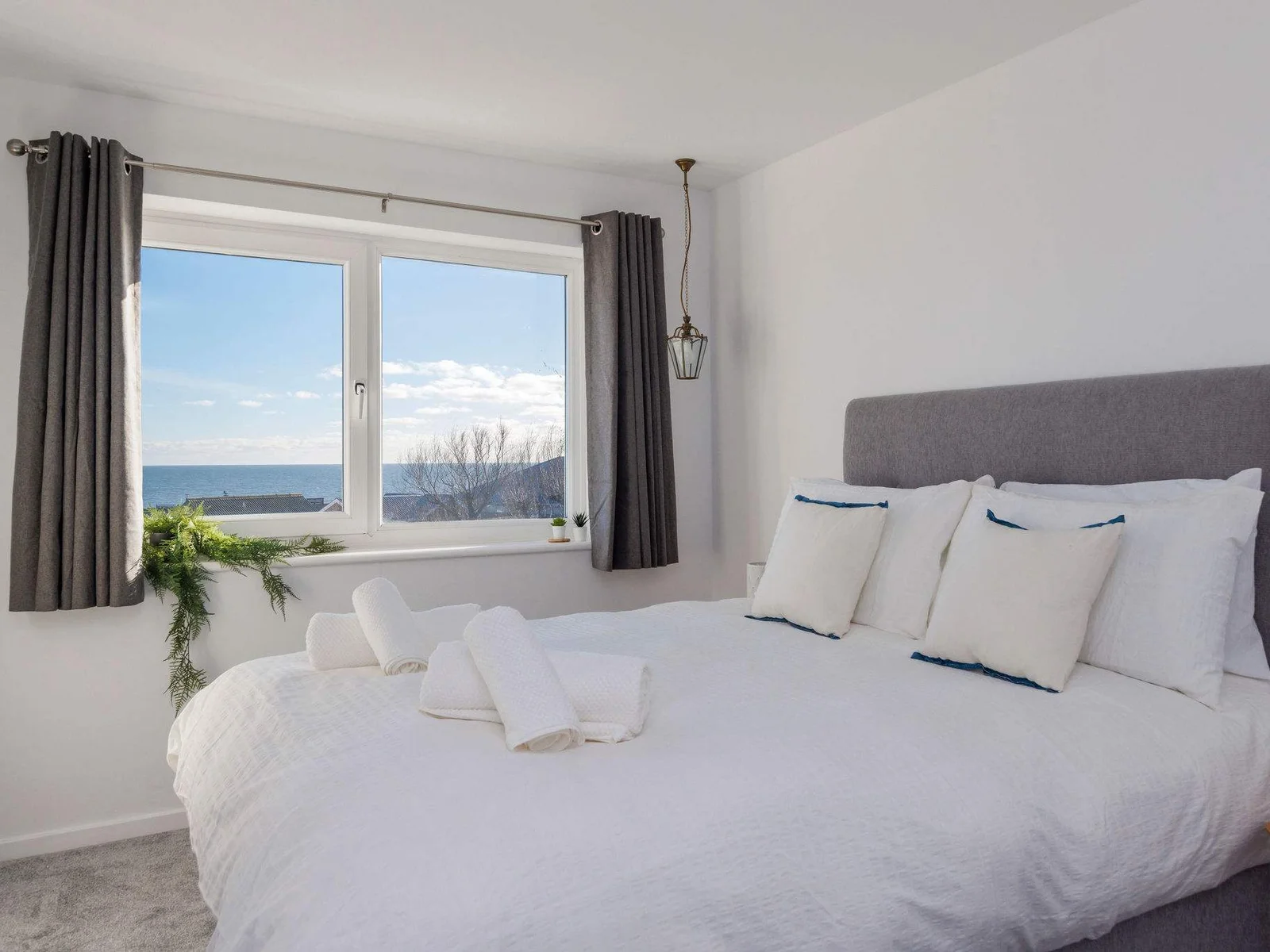 Wake up to gorgeous sea views