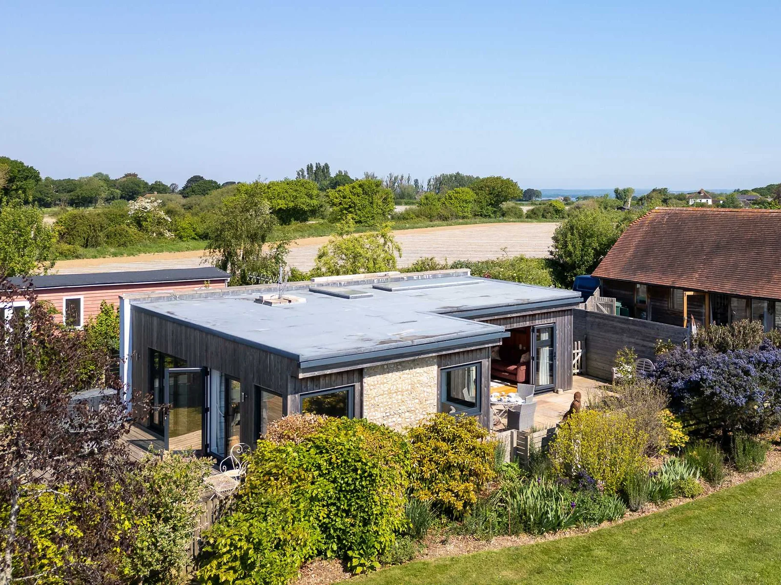 The lodge, just next door to the barn, sleeps up to 4 guests. Perfect for those wanting more privacy but travelling with a group.