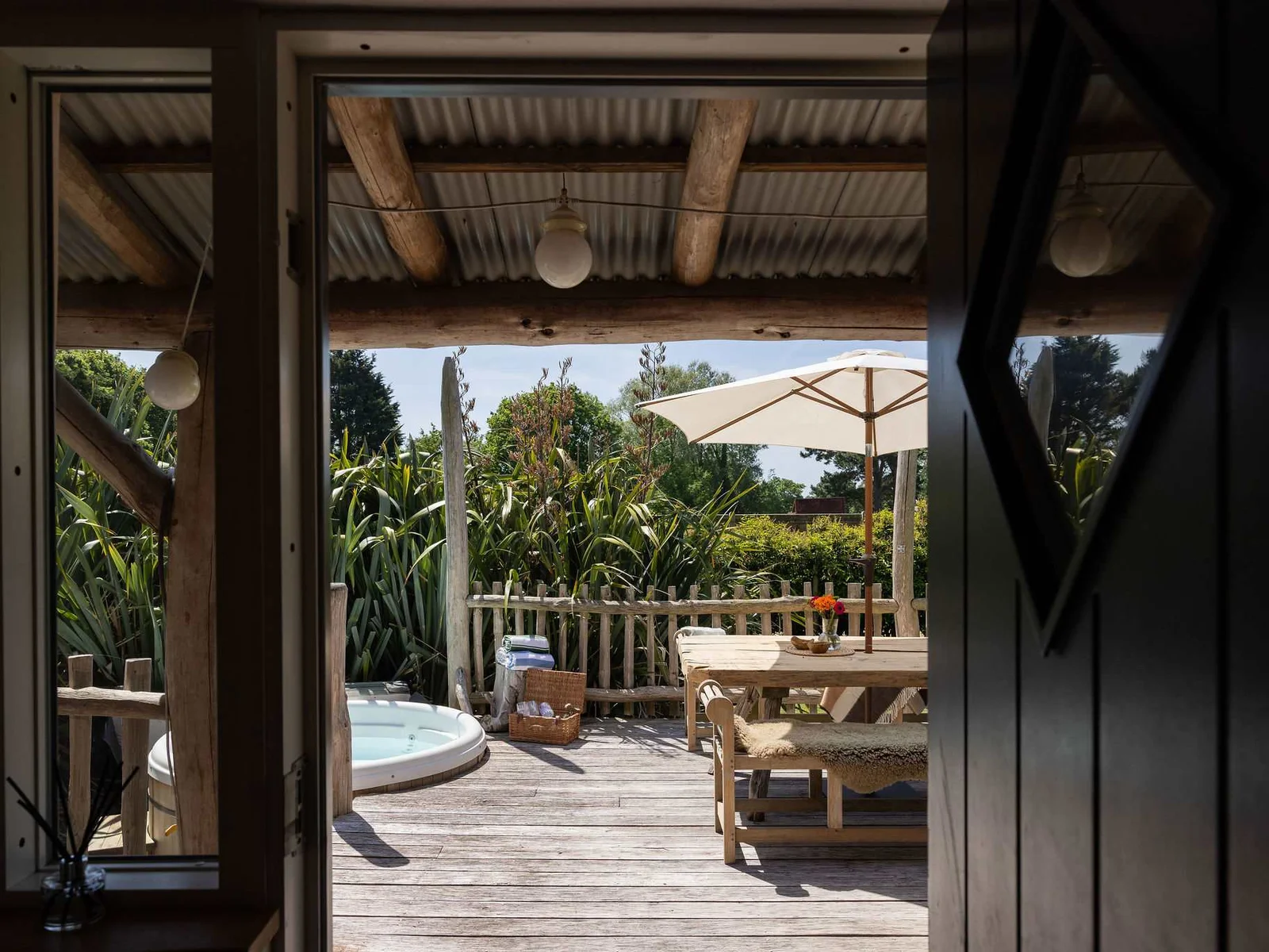 Step outside to your sun-drenched deck — relaxation is always just a door away.