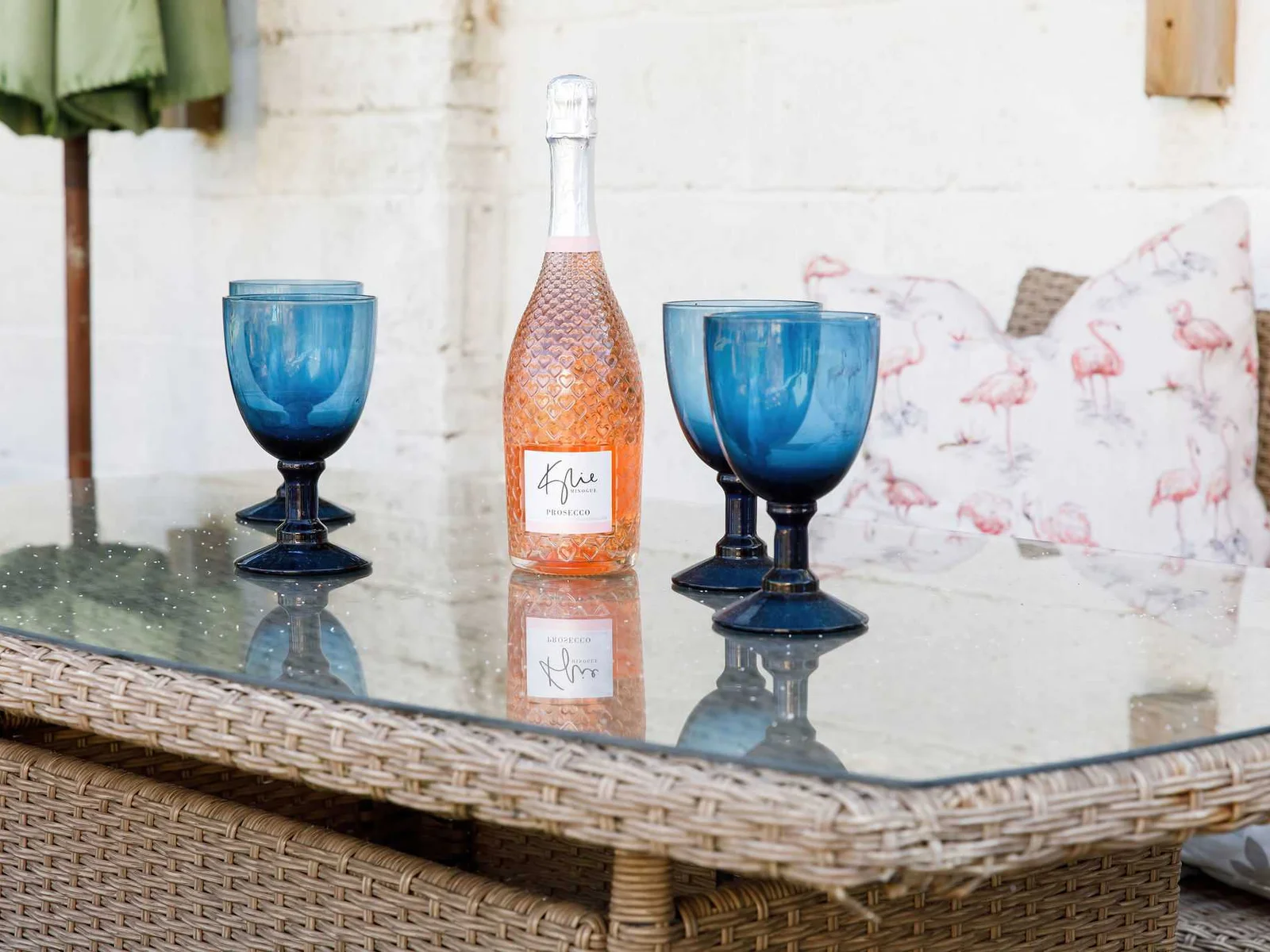 Chill the fizz and relax with a glass or two in the garden.