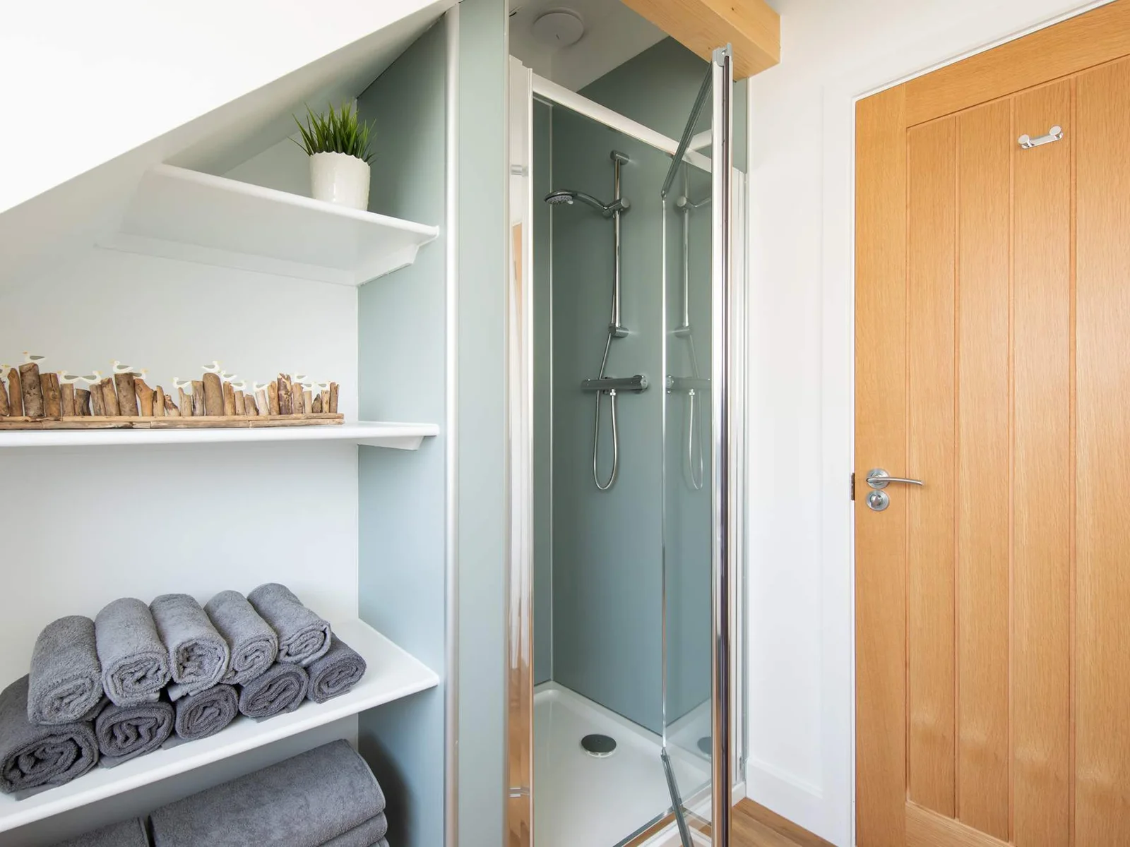 Hop in the modern shower