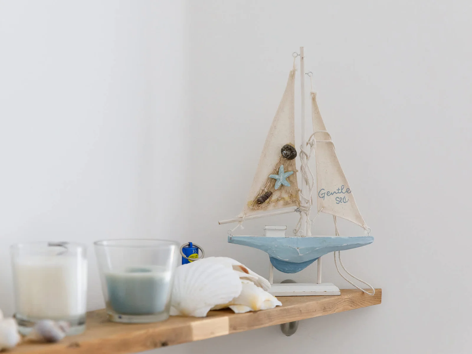 Coastal touches throughout the house remind you that the sea isn't far away.