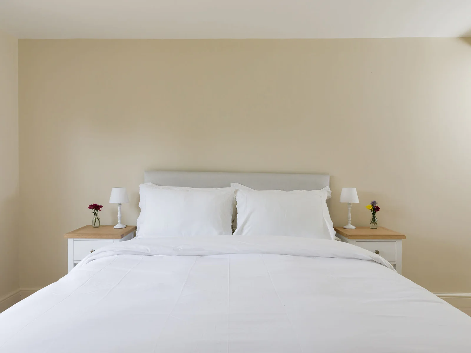 Each bedroom has comfy pillows and high quality linen.
