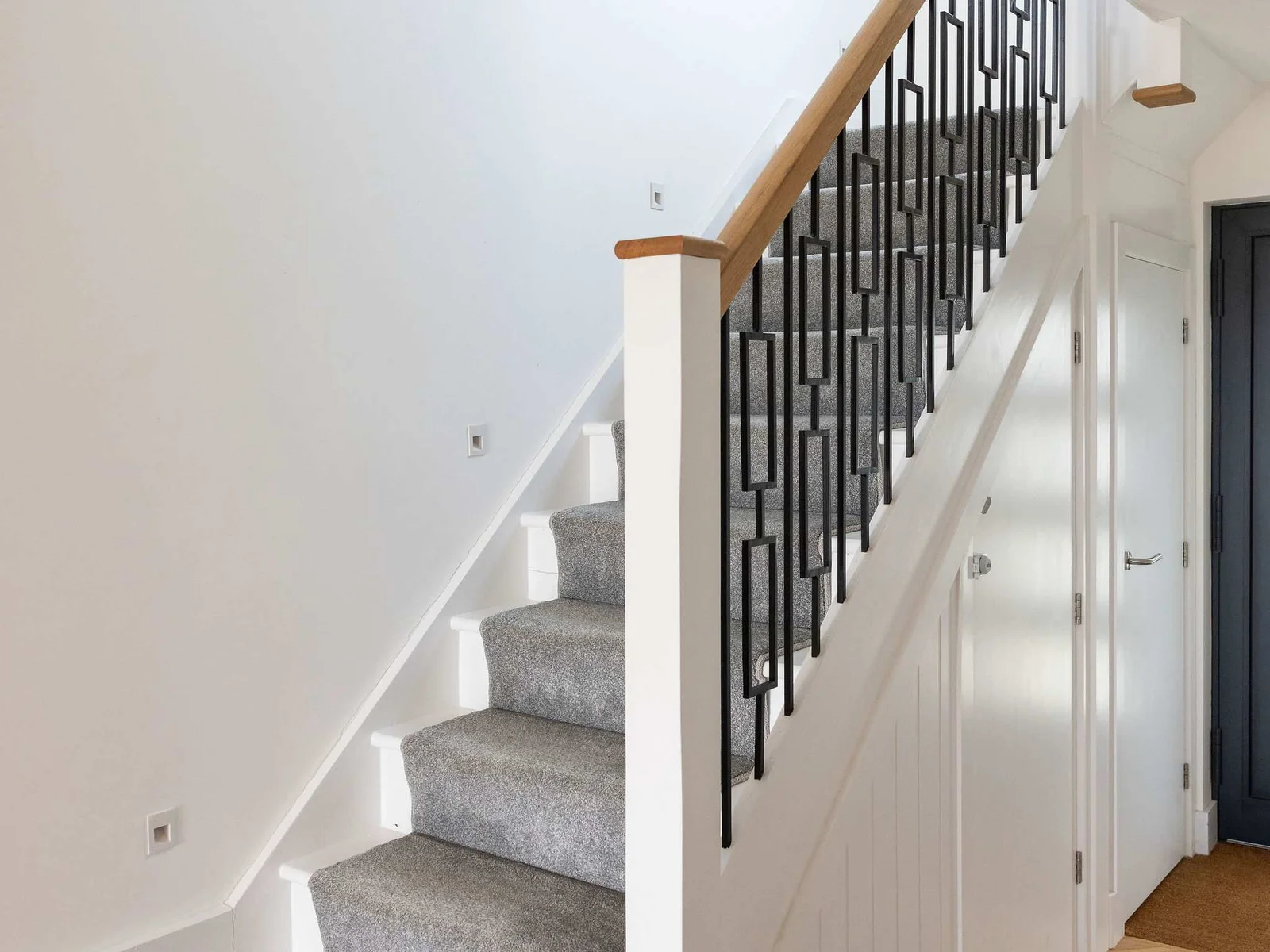 Light-filled interiors flow throughout the house