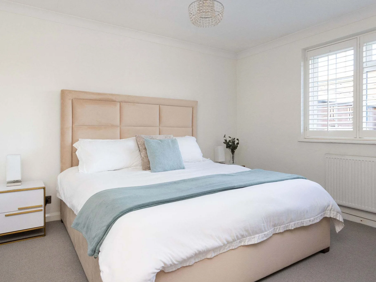 Bedroom 1 - Large cosy bed for a great nights sleep