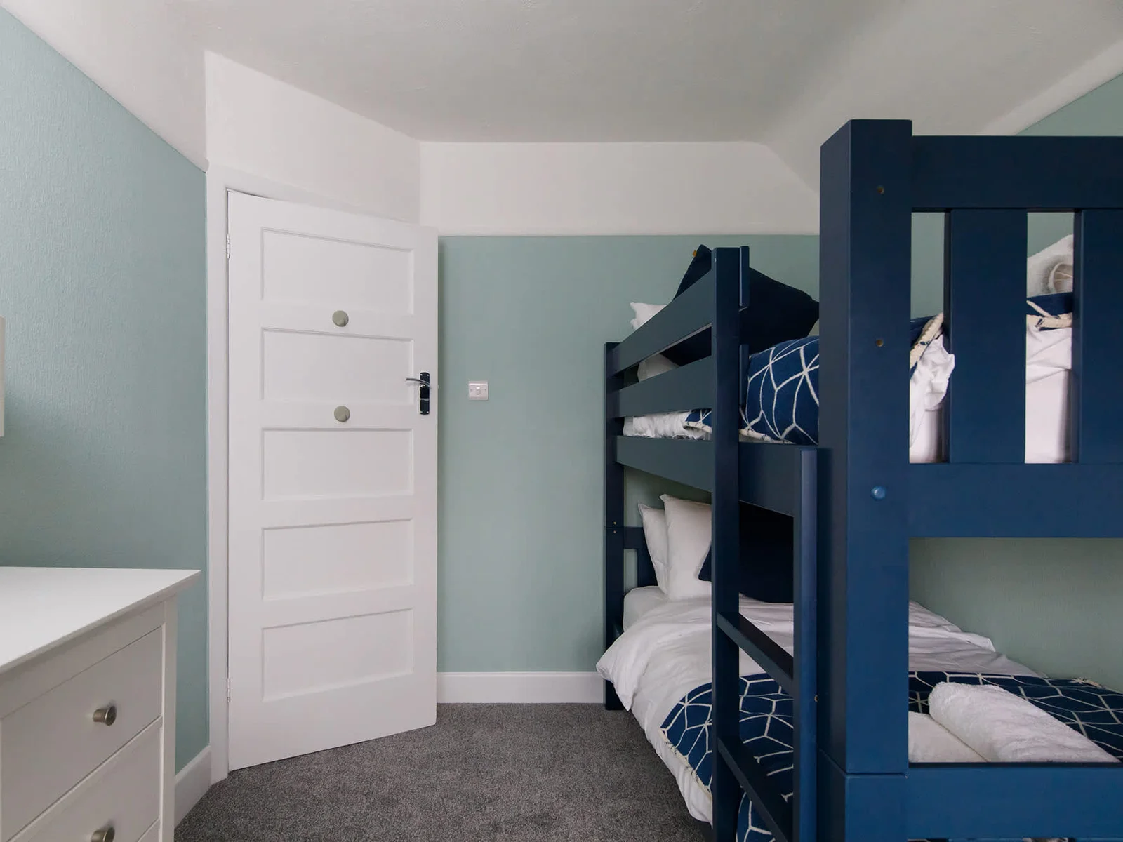 The bunk room is perfect for siblings.