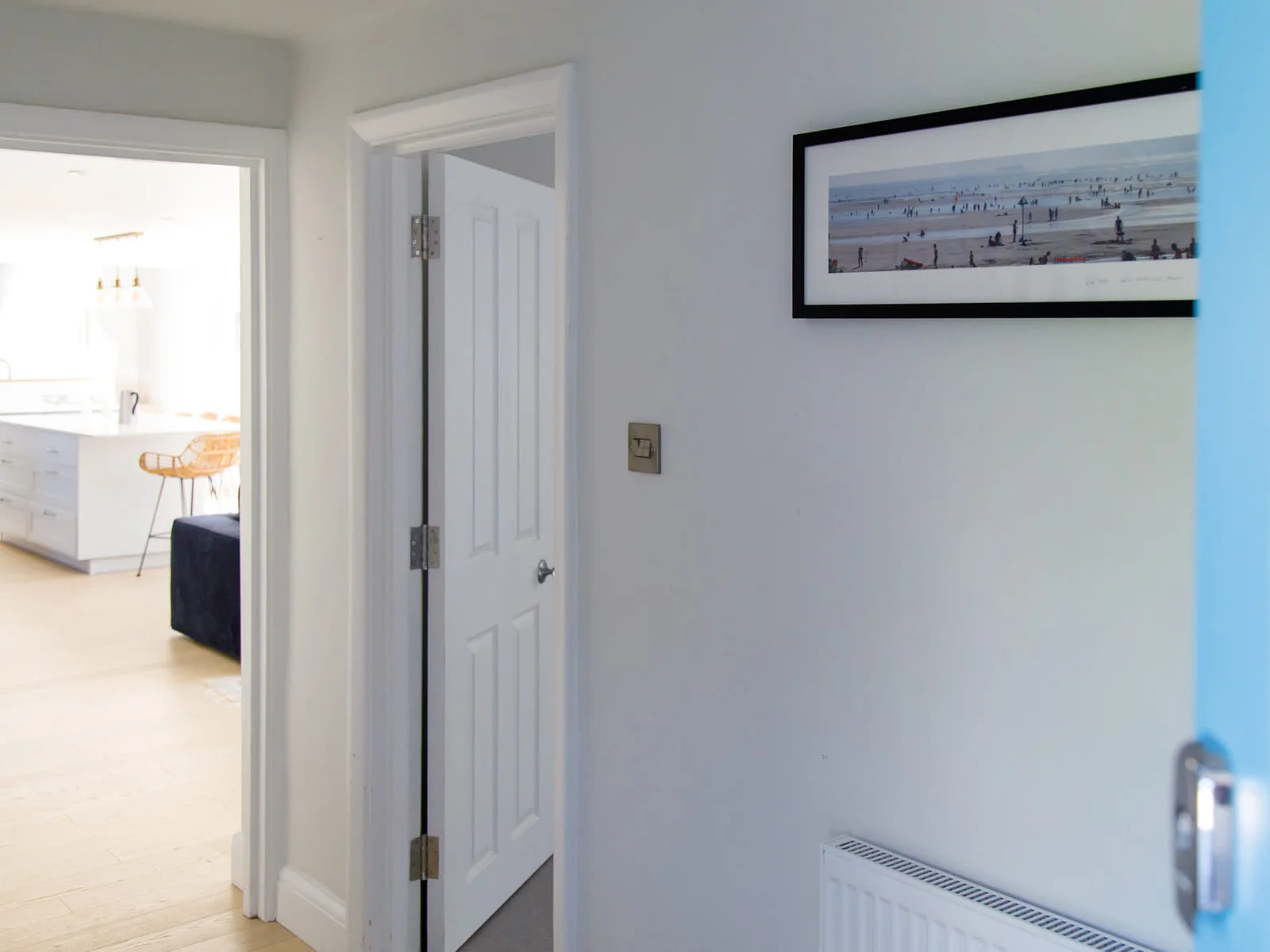 The entrance hall is welcoming and spacious, leading onto the kitchen, diner and separate living room.
