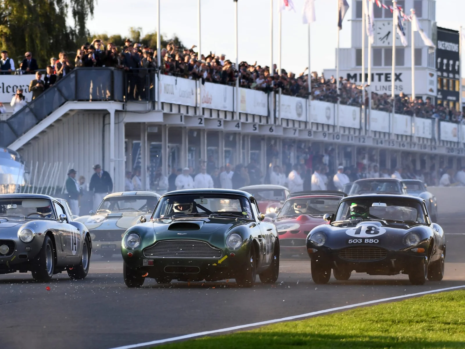 Goodwood Revival is held every September and only 20 minutes drive from the carriage.