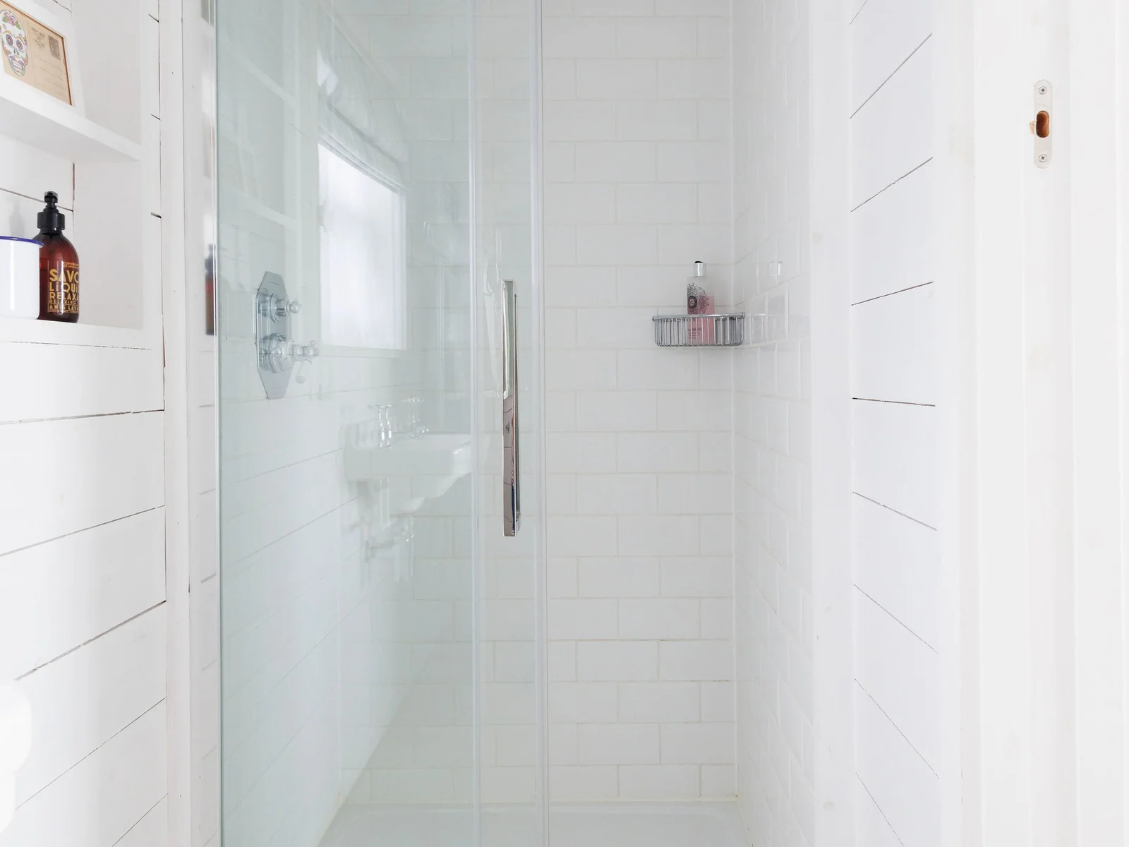 Luxurious walk in shower room