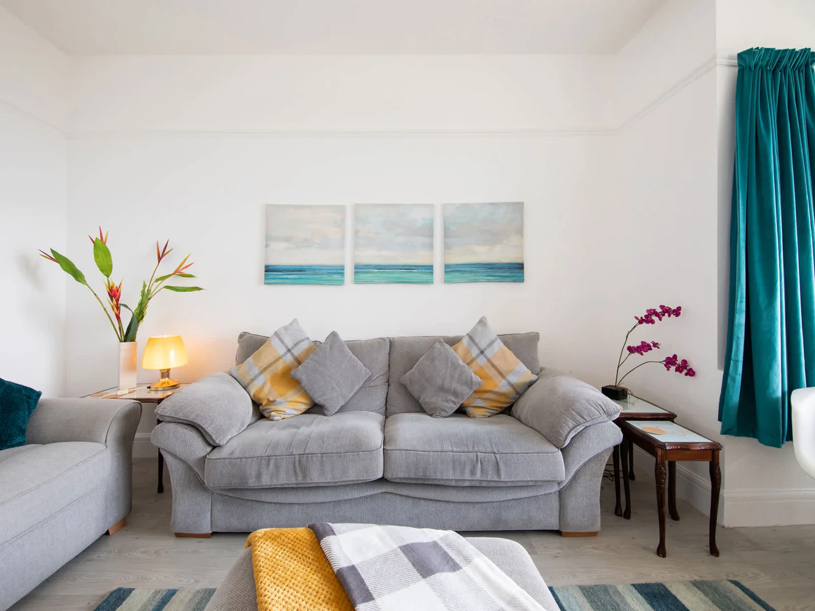 Sit together in the lounge for a movie night on the comfy sofas