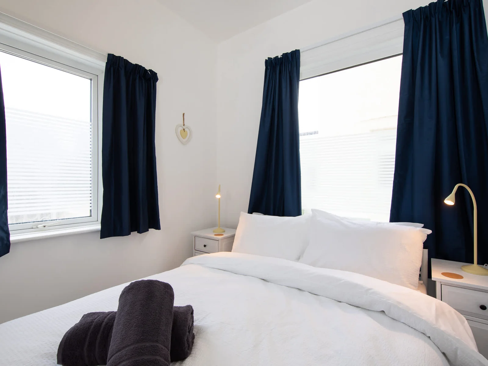 Relax into your warm, cozy bed each night after a day spent exploring the town