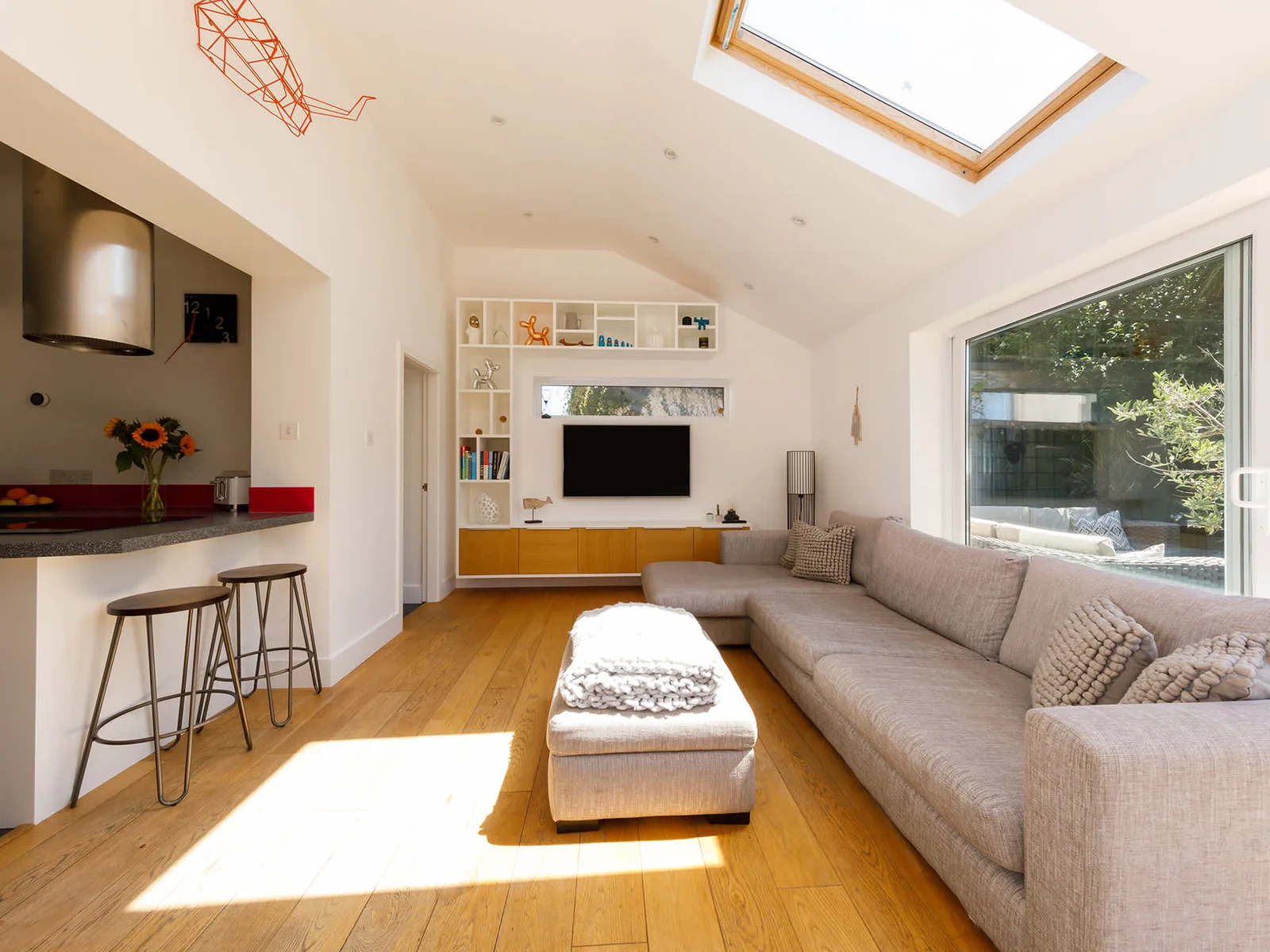 The focal point of the house