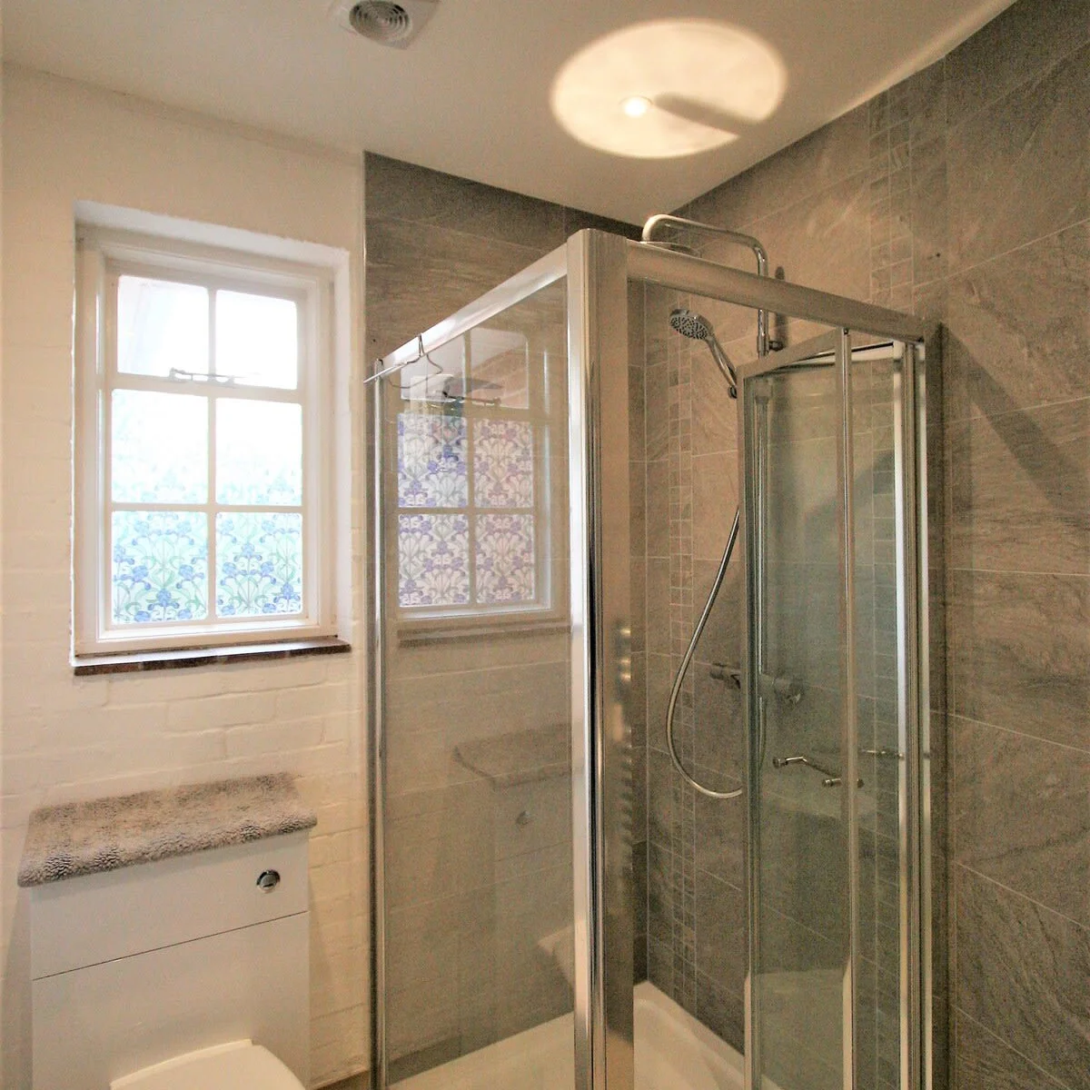 Large walk in shower