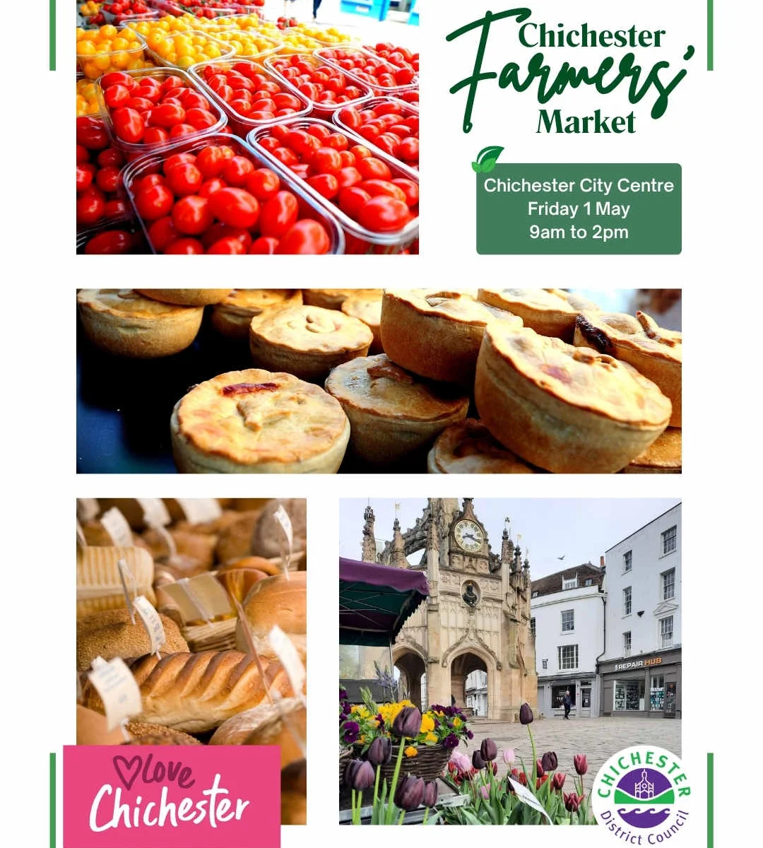 Looking for local produce? The farmers market is on twice a month on fridays