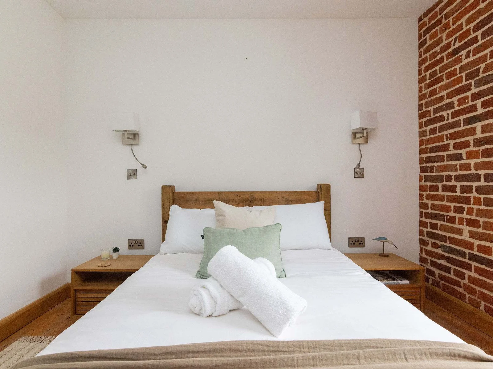 Bedroom 4- this double room is cozy but bright and airy!