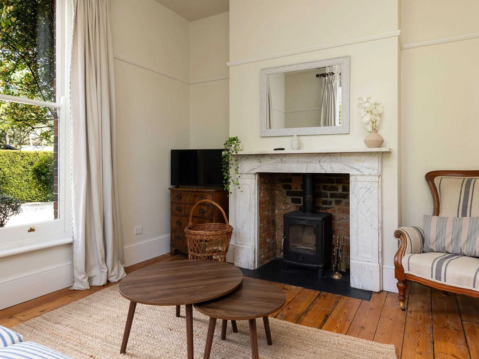 Cosy sitting area with warm countryside character.