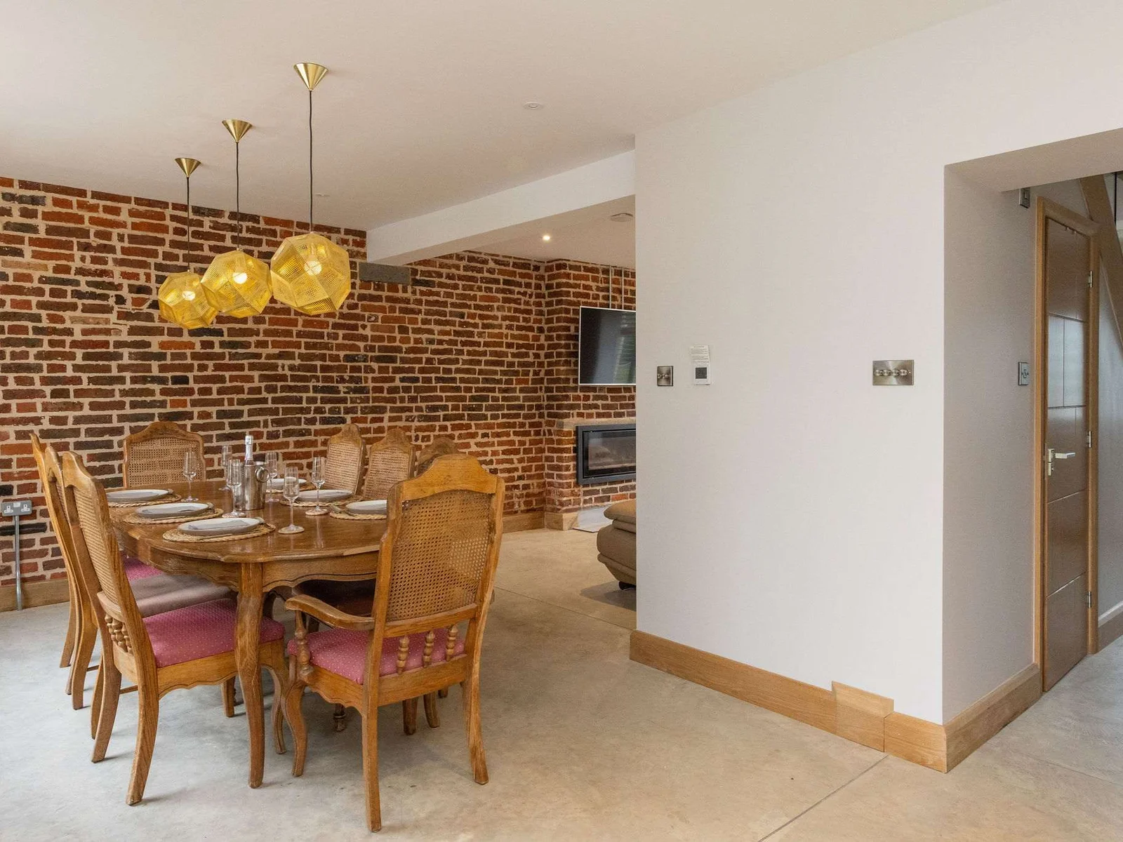Enjoy the open plan living space with your family and friends.