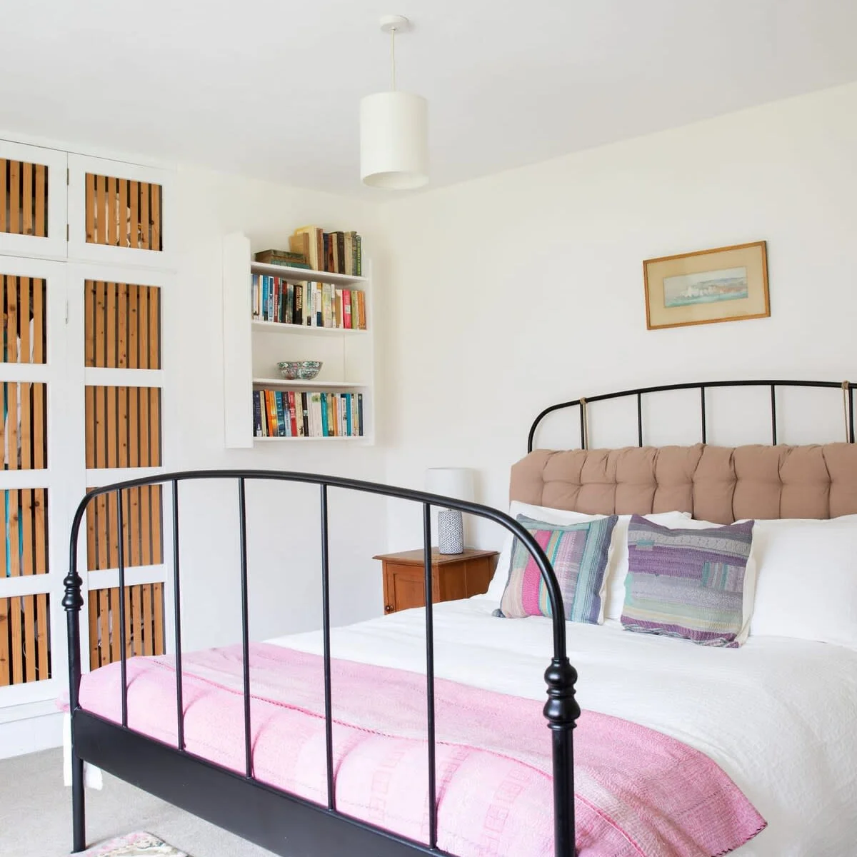 There is one comfy king bedroom on the ground floor.