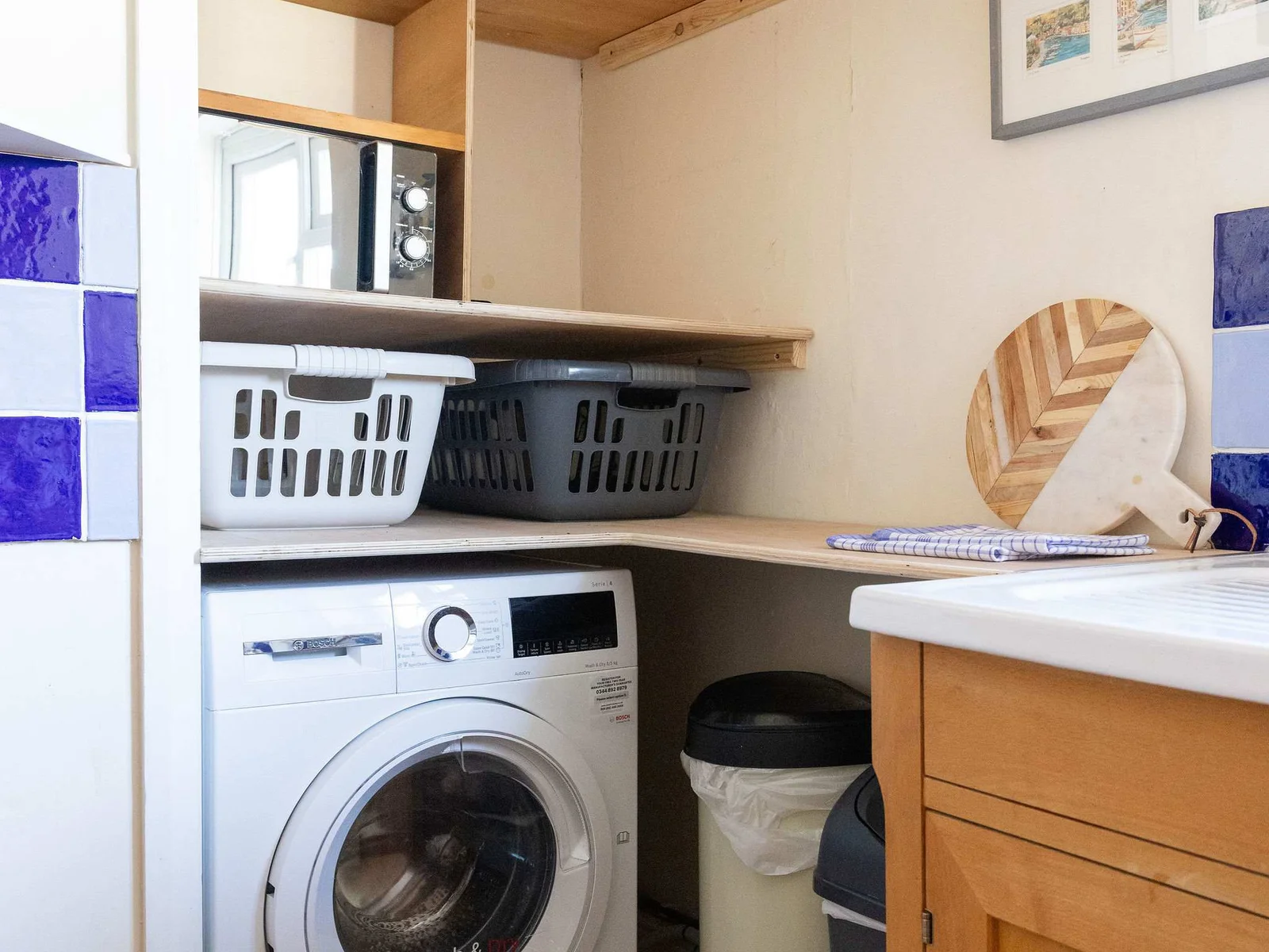 An in-home washer/dryer for your convenience.